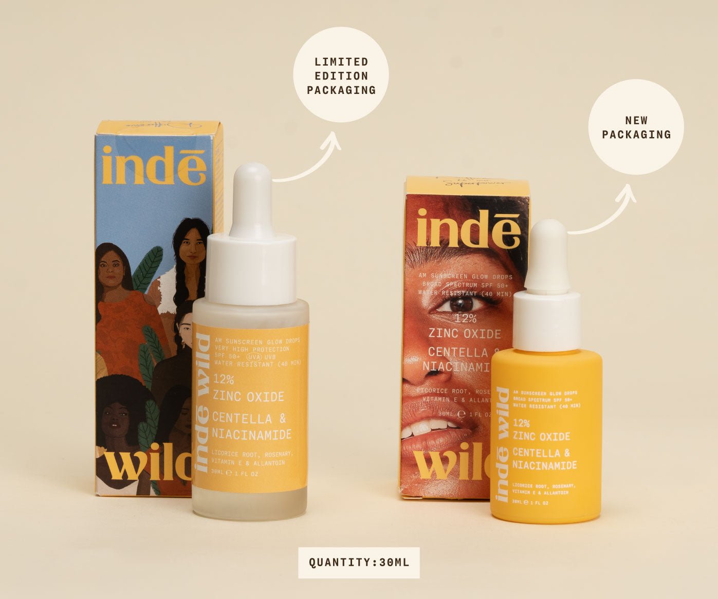 12% Zinc Oxide, SPF 50+ - indē wild US