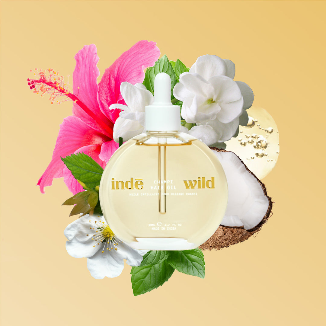 Ayurvedic oil for hair | Head massage oil from indē wild