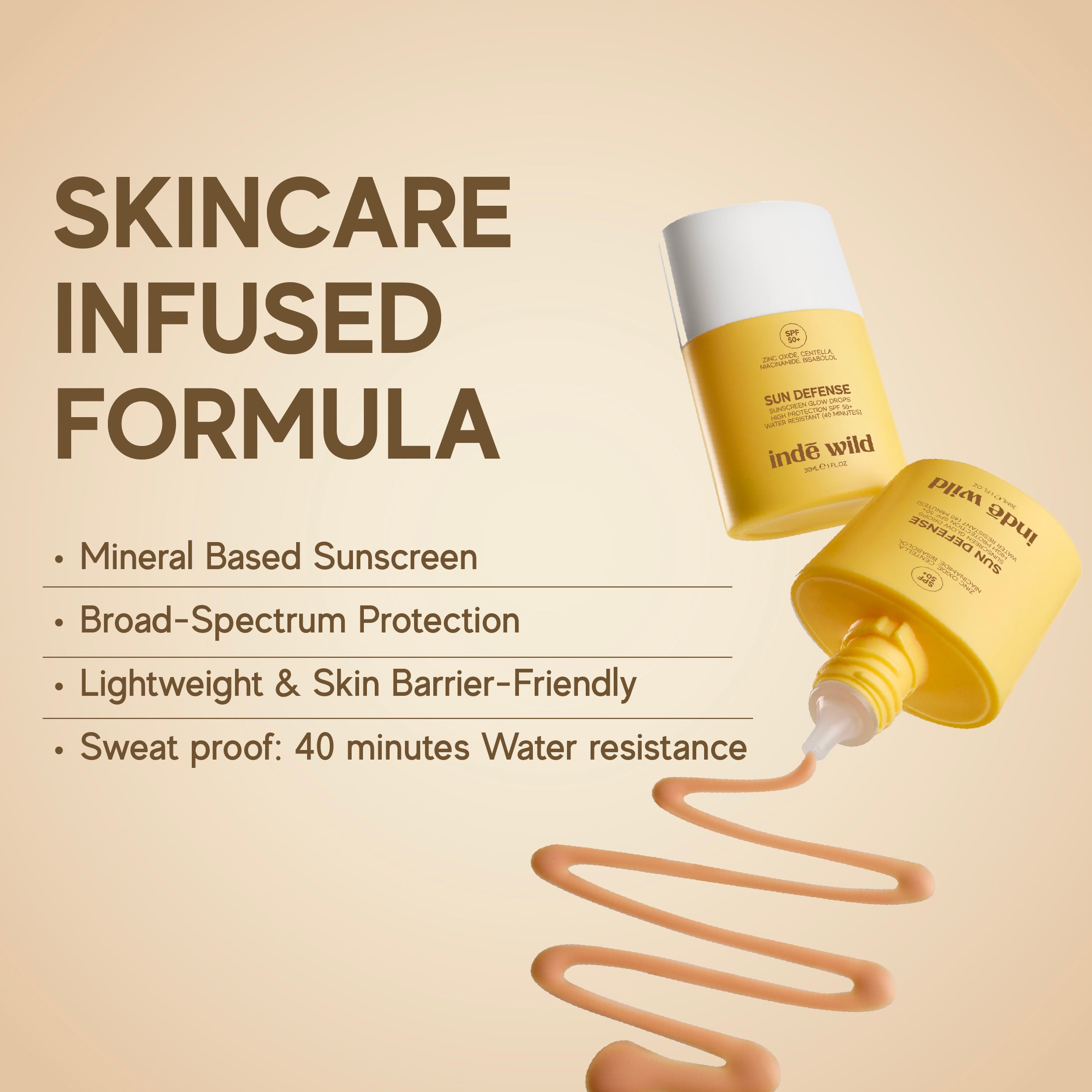 Sun Defense Sun Defense Sunscreen Glow Drops SPF 50+ – indē wild US