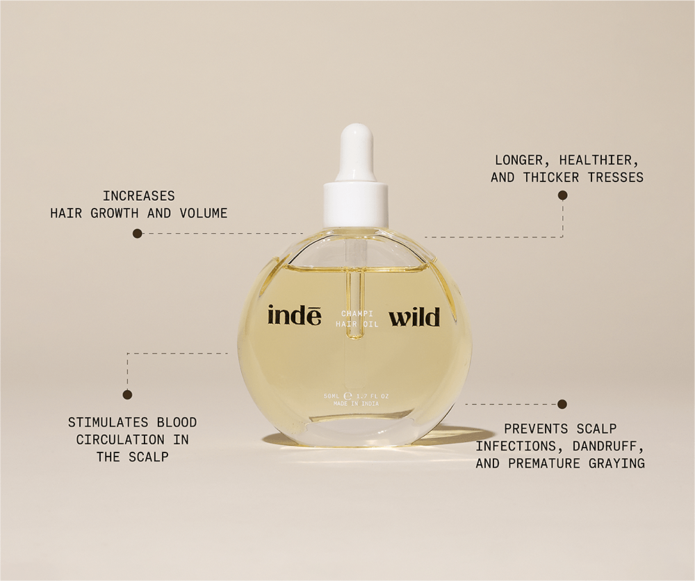 Ayurvedic oil for hair | Head massage oil from indē wild – indē wild US